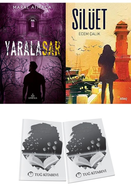 Silüet ve Ephesus Yayınları Yaralasar 3 Maral Atmaca 2li Set + Hediyeli