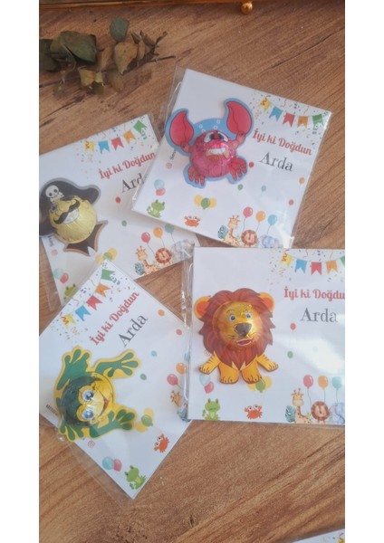 Sevgili Atölyem Sevgiliatolyemm Mutluluk Getirmesi Dileğiyle Kartlı Figürlü Çikolata 25 Adet Doğum Günü Hediyelikleri, Karne, Babyshower, Mevlit Tatil Hediyelikleri modelleri