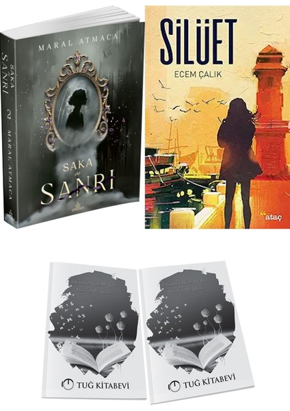 Silüet ve Ephesus Yayınları Saka ve Sanrı 2 Maral Atmaca 2li Set + Hediyeli