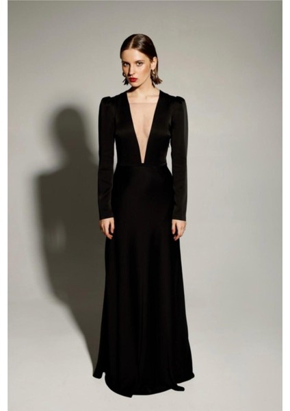 Dekolteli Fabia Elbise