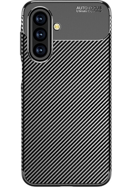 Samsung Galaxy A17 Kılıf Karbon Desenli Lux Negro Silikon