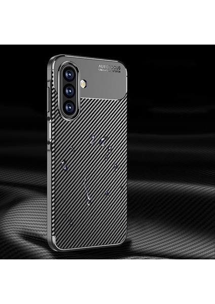 Samsung Galaxy A17 Kılıf Karbon Desenli Lux Negro Silikon modelleri