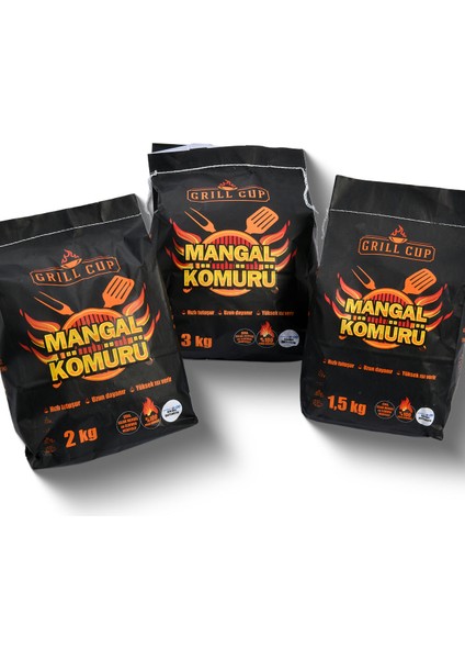Grıll Cup Mangal Kömürü 1,5 kg fiyatları