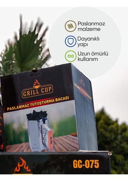Grıll Cup Paslanmaz Tutuşturma Bacası fiyatları