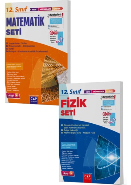 12.sınıf Matematik ve Fizik Set