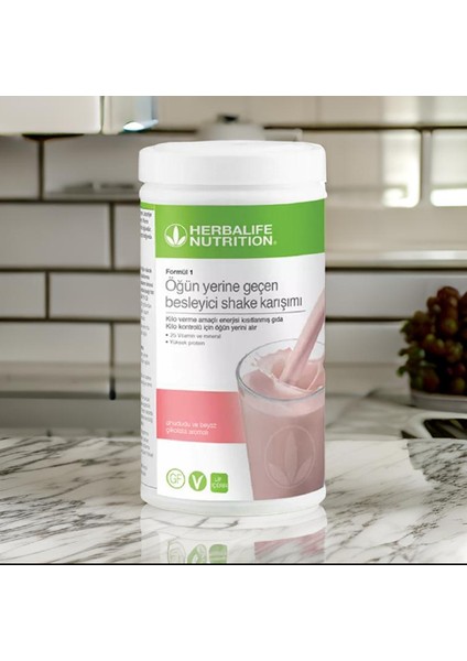 Ahududu Beyaz Çikolata Aromalı Formül1 Shake