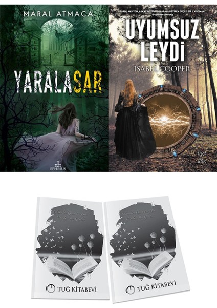 Uyumsuz Leydi ve Ephesus Yayınları Yaralasar 2 Maral Atmaca 2li Set + Hediyeli