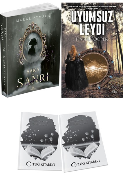 Uyumsuz Leydi ve Ephesus Yayınları Saka ve Sanrı 2 Maral Atmaca 2li Set + Hediyeli