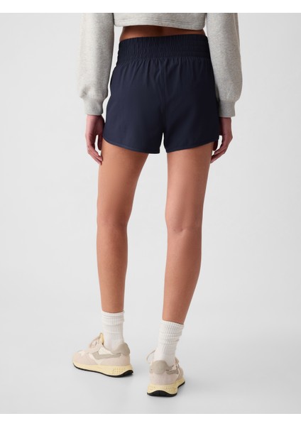 Kadın Lacivert Gapfit High Rise Running Şort fırsatları