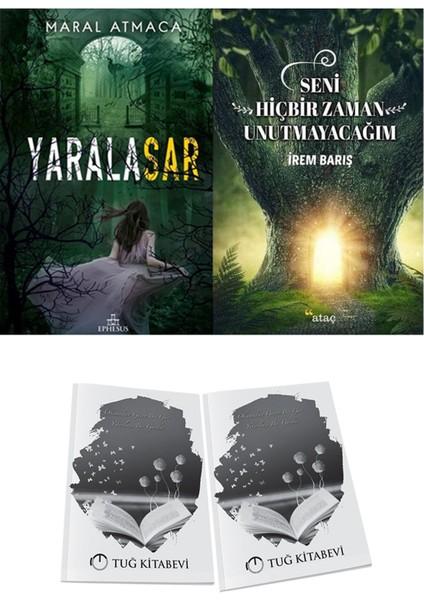Seni Hiçbir Zaman Unutmayacağım ve Ephesus Yayınları Yaralasar 2 Maral Atmaca 2li Set + Hediyeli