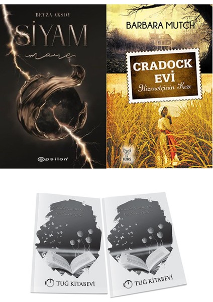 Cradock Evi ve Epsilon Yayınevi Siyam 4 Mare Beyza Aksoy 2li Set + Hediyeli