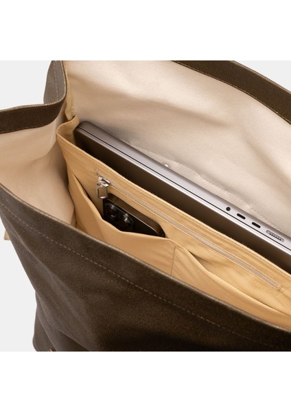 Pickwick Cotton Canvas Sırt Çantası Moss Kahverengi 26LT fırsatları