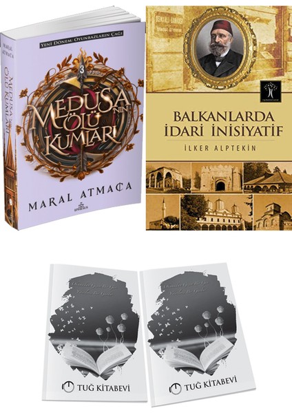 Balkanlarda Idari Inisiyatif ve Ephesus Yayınları Medusanın Ölü Kumları 3 Maral Atmaca 2li Set + Hediyeli