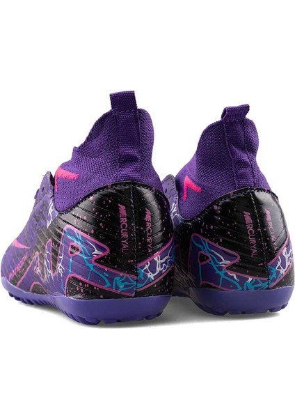 Air 600 F Halısaha Mor-Fuşya Çocuk Halı Saha Ayakkabısı
