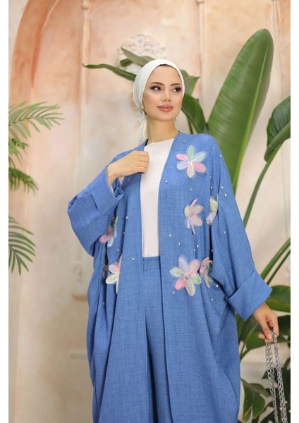 Çiçekli Ikili Kimono Takım fırsatları