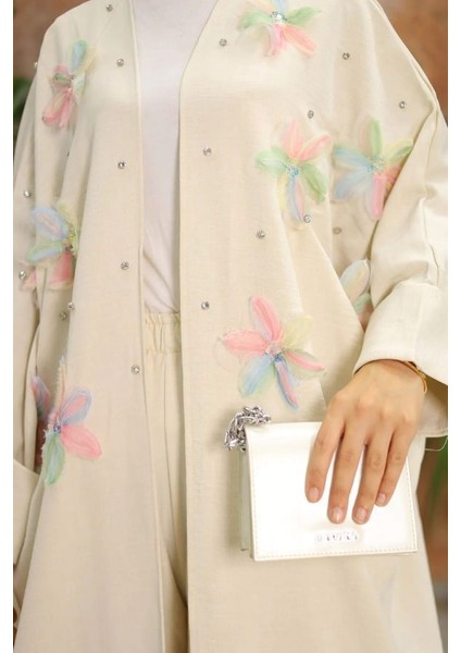 Çiçekli Ikili Kimono Takım modelleri