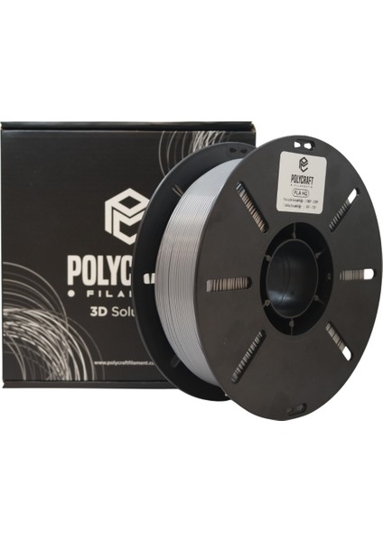 Pla Hq (Plus) Filament 1.75 mm - 1 kg - Titanyum Gümüş Gri