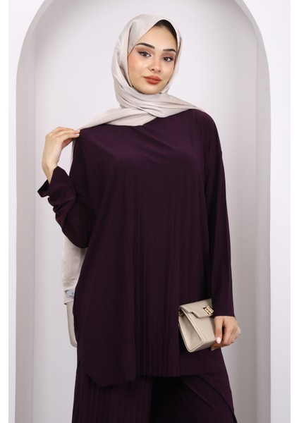 Mürdüm Piliseli Sandy Tunik Pantolon Takım modelleri