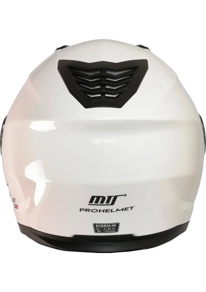 Motosiklet Çene Açılır Kask Güneş Vizörlü Ece 22.06 Sertifikalı New Motor Kaskı V2 Whıte fırsatları
