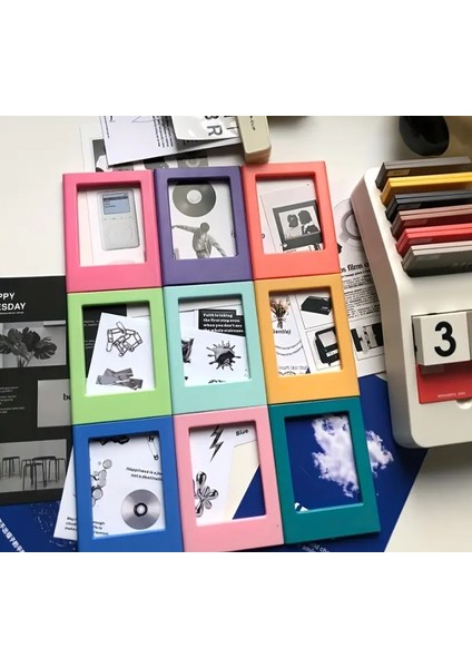 Renkli Mıknatıslı Polaroid Fotoğraf Çerçevesi modelleri