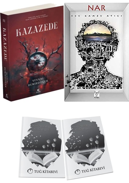 Nar ve Pukka Yayınları Kazazede 3 Şevval Demirdöğer 2li Set + Hediyeli