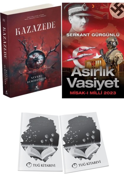 Asırlık Vasiyet ve Pukka Yayınları Kazazede 3 Şevval Demirdöğer 2li Set + Hediyeli