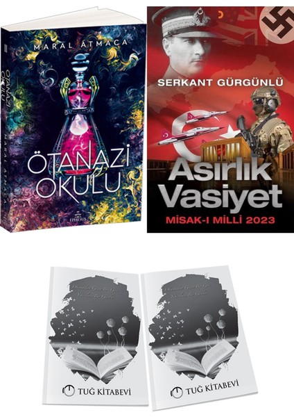 Asırlık Vasiyet ve Ephesus Yayınları Ötanazi Okulu 2 Maral Atmaca 2li Set + Hediyeli