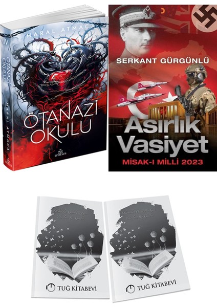 Asırlık Vasiyet ve Ephesus Yayınları Ötanazi Okulu 4 Maral Atmaca 2li Set + Hediyeli