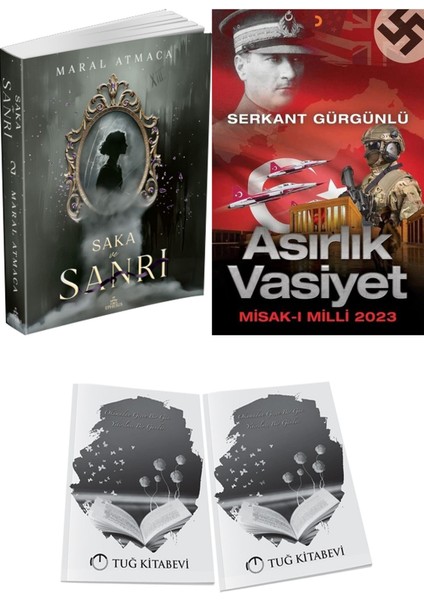 Asırlık Vasiyet ve Ephesus Yayınları Saka ve Sanrı 2 Maral Atmaca 2li Set + Hediyeli