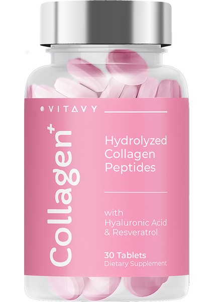 Collagen & Hyaluronic Acid & Resveratrol (1X30 Tablet) ve Multivitamin & Multimineral (1X30 Tablet) modelleri
