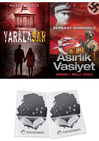 Asırlık Vasiyet ve Ephesus Yayınları Yaralasar 4 Maral Atmaca 2li Set + Hediyeli