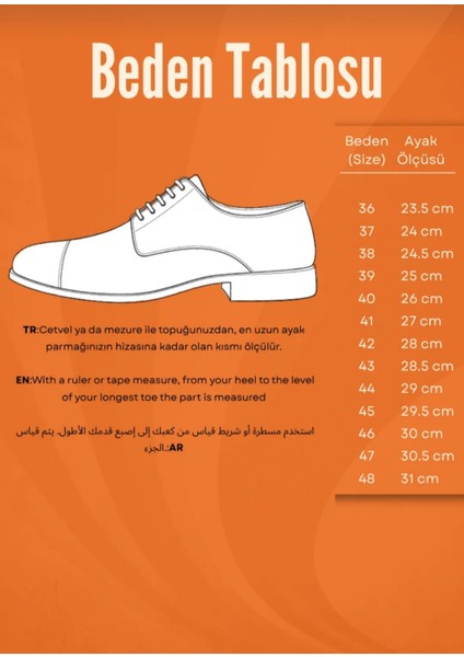 Hakiki Deri, Klasik Model, 4 Mevsim, Iç Dış Deri Erkek Ayakkabı