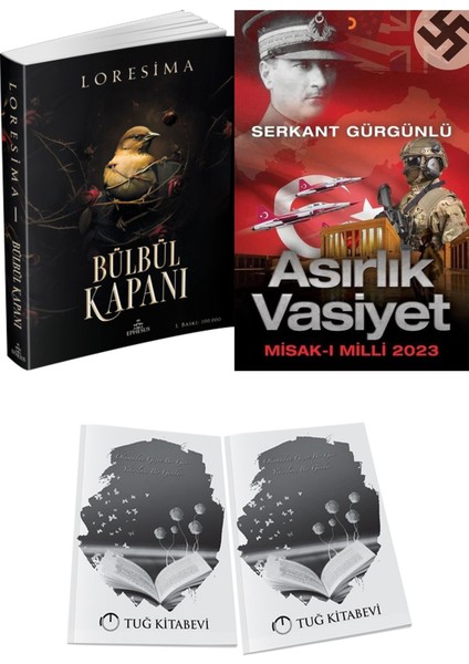 Asırlık Vasiyet ve Ephesus Yayınları Bülbül Kapanı 1 Loresima 2li Set + Hediyeli