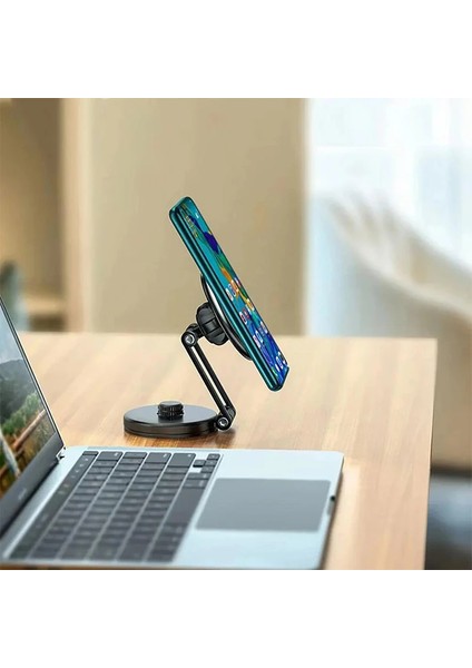 Ally Le-07 Torpido Üstü Araç Iç ve Masa Üstüi Magsafe Telefon TUTUCU-(1903) - MONAS7391-5626