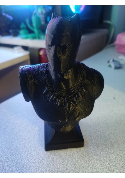 Black Panther 3D Büst Figür – 12 cm | Marvel Koleksiyon Ürünü