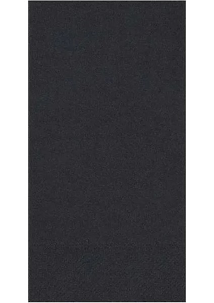 Garson Katlama 24*24 Siyah Kağıt Peçete - 100 Adet