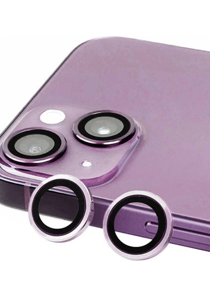 iPhone 14 Raze Metal Kamera Lens - Mor - MONAS3521-1387