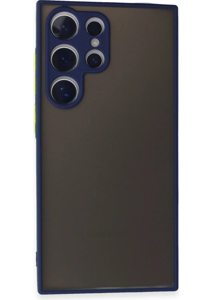 Samsung Galaxy S24 Ultra Kılıf Montreal Silikon Kapak - Lacivert - MONAS4833-5520