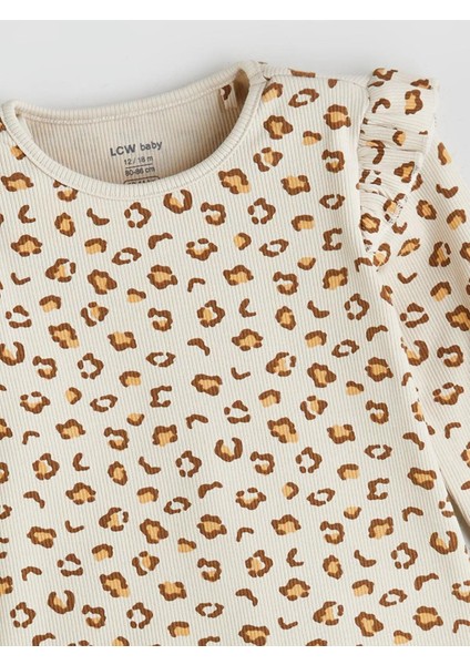Lc Waıkıkı Bisiklet Yaka Baskılı Kız Bebek Pijama Takımı (W5) modelleri