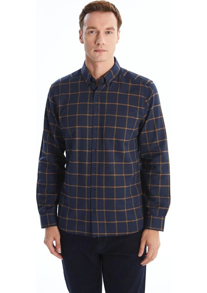 Lcwaıkıkı Classic Regular Fit Uzun Kollu Ekose Erkek Gömlek (W5)