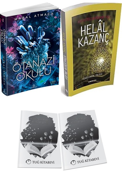 Hayatımızın Mihenk Taşı Helal Kazanç ve Ephesus Yayınları Ötanazi Okulu 1 Maral Atmaca 2li Set + Hediyeli