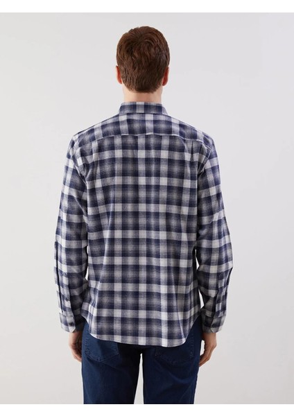 Lcwaıkıkı Classic Regular Fit Uzun Kollu Ekose Poplin Erkek Gömlek (W5) fırsatları