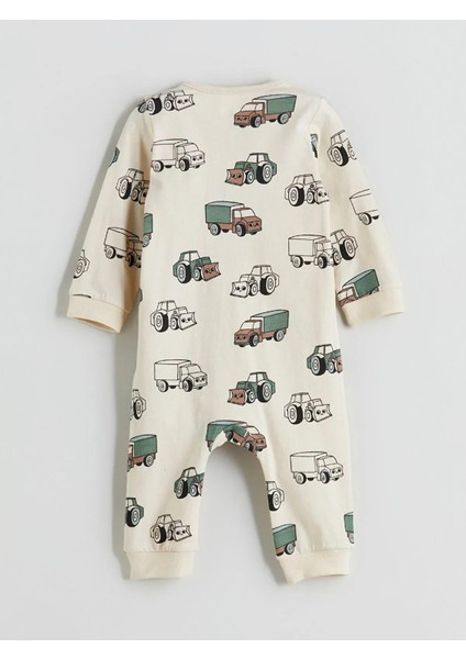 Lcw Baby Bisiklet Yaka Baskılı Erkek Bebek Tulum 2'li (W5) fırsatları