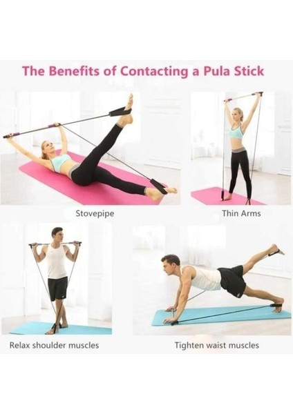 Pilates Studio Egzersiz Çubuğu Piates Squad Egzersiz Fitness Aracı fırsatları