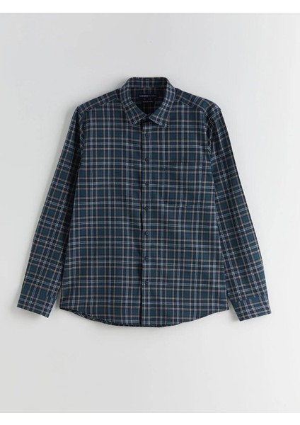 Lcwaıkıkı Classic Regular Fit Uzun Kollu Ekose Erkek Gömlek (W5)