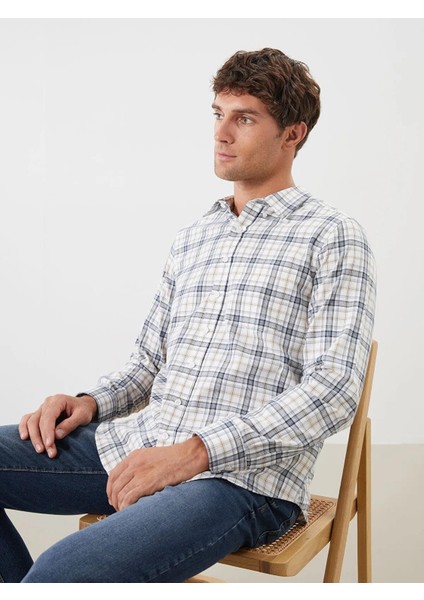 Lcwaıkıkı Classic Regular Fit Uzun Kollu Ekose Erkek Gömlek (W5)