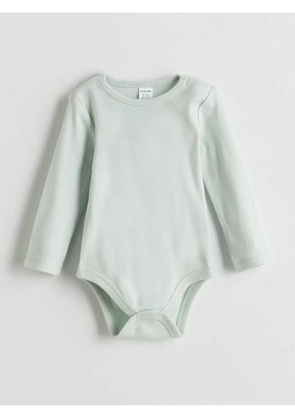 Lcw Baby Bisiklet Yaka Baskılı Erkek Bebek Çıtçıtlı Bodysuit 2'li (W5) fiyatları