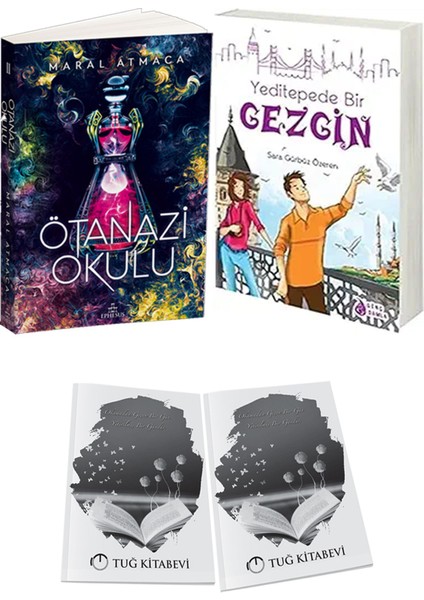 Yeditepede Bir Gezgin ve Ephesus Yayınları Ötanazi Okulu 2 Maral Atmaca 2li Set + Hediyeli