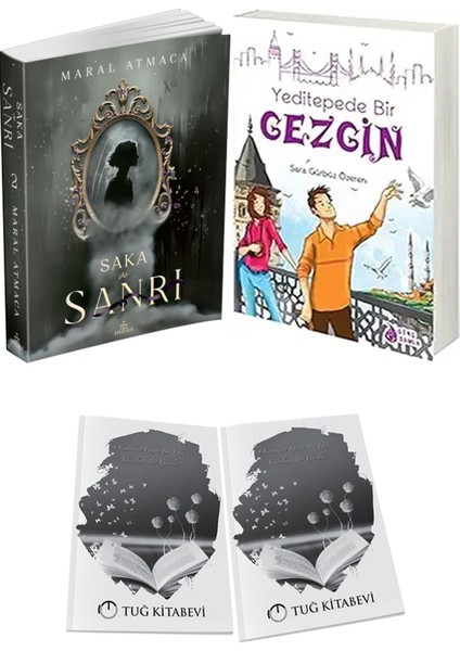 Yeditepede Bir Gezgin ve Ephesus Yayınları Saka ve Sanrı 2 Maral Atmaca 2li Set + Hediyeli