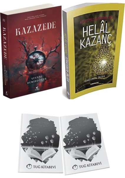 Hayatımızın Mihenk Taşı Helal Kazanç ve Pukka Yayınları Kazazede 3 Şevval Demirdöğer 2li Set + Hediyeli